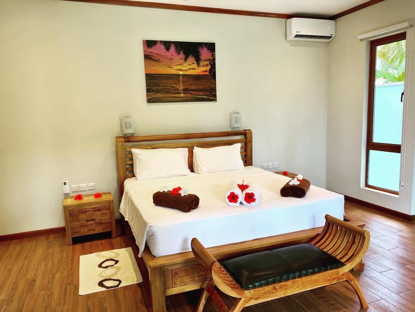 Anse Soleil Beachcomber Hotel And Self Catering Baie Lazare  Rom bilde